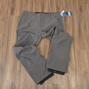 ICEBURG OUTERWEAR MEN'S XL Gray Slate Fleece Backed Ski Snowboard Snow Pants